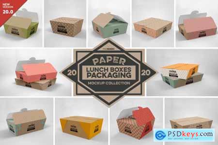 VOL 20 Paper Box Packaging Mockups 4328475