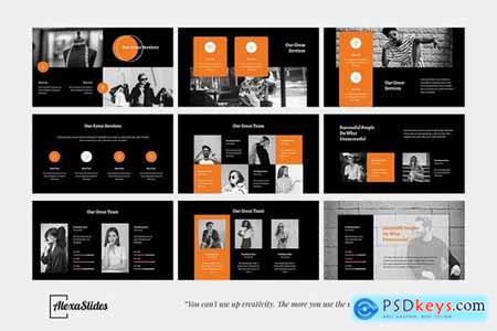 Guesty - Black Powerpoint Google Slides and Keynote Templates