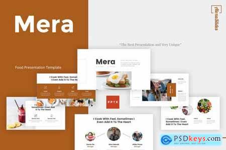 Mera - Food Powerpoint Google Slides and Keynote Templates