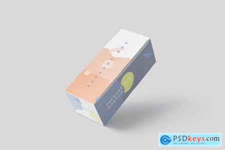 Package Box Mock-Up Set - Wide Rectangle