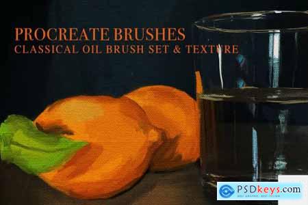 Procreate Oil Brush Set + Texture 3732089