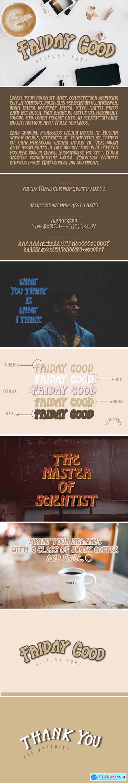 Friday Good Font