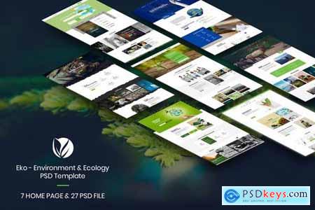 Eko - Environment & Ecology PSD Template