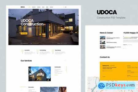 Udoca - Building & Construction PSD Template