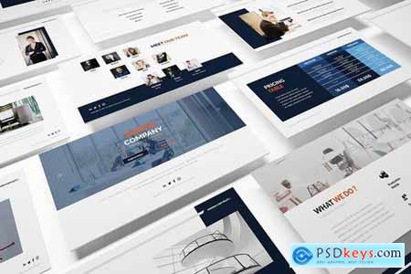 Minnen Corporate Powerpoint Google Slides and Keynote Templates