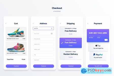 Spojeeto E-commerce Mobile App UI Kit