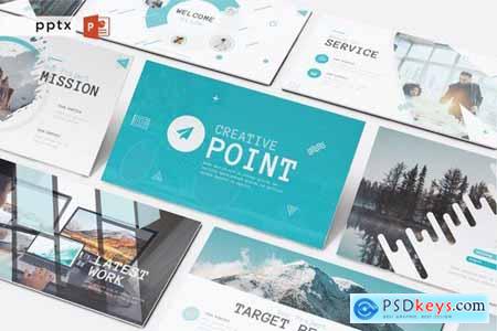 CREATIVE POINT - Powerpoint Google Slides and Keynote Templates