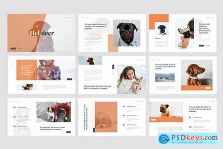 Heldeer - Dog Lover Powerpoint Google Slides and Keynote Templates