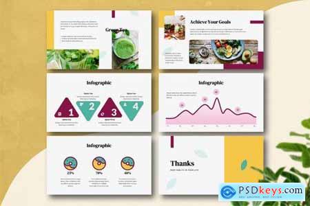 HEALTHSPOT - Healthy Life Powerpoint Google Slides and Keynote Templates