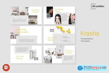 Krasha - Creative Powerpoint, Keynote and Google Slides Templates
