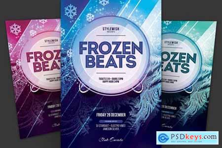 Frozen Beats Flyer