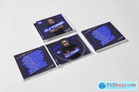 Modern DJ Mix Album CD Cover Artwork Template710 » Free Download ...