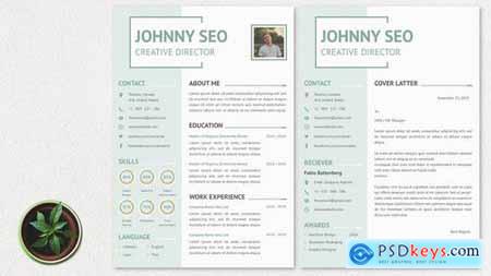 CV Resume Simple And Modern