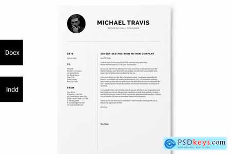 Minimal Resume + Cover Letter