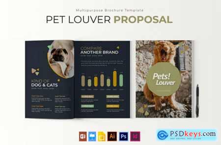 Pets Louver - Brochure Template