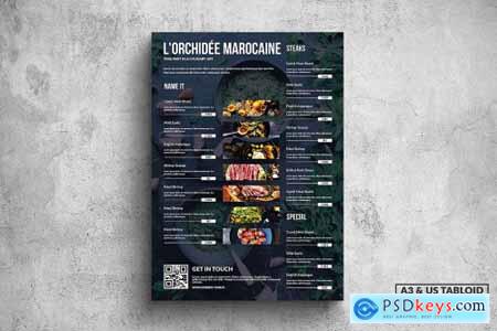 Poster Food Menu A3 & US Tabloid Bundle