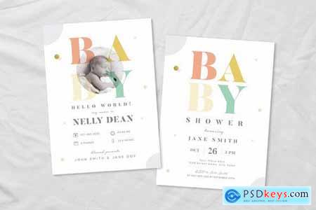Baby Shower & Baby Announcement Flyer553