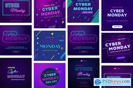 Cyber Monday Sales Banner