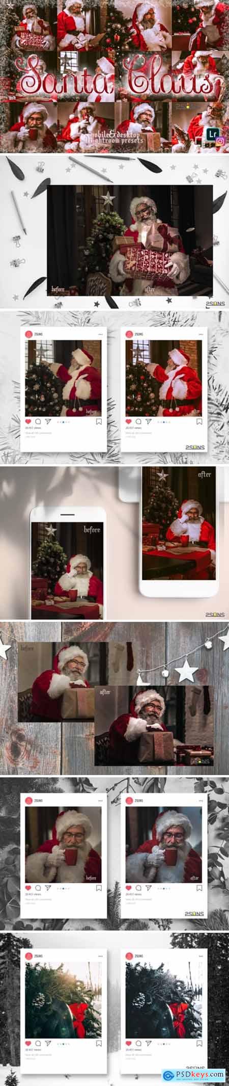 5 Santa Claus Lightroom Preset Christmas 2139083