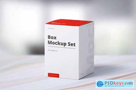 Box Mockup Set 01 Rectangle 4250023