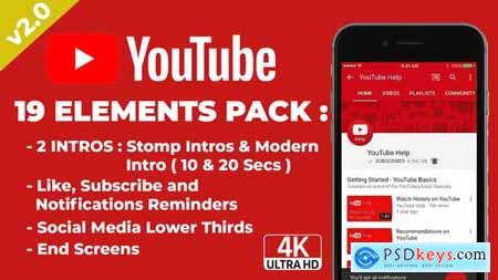 Videohive Youtuber Subscribe & End Screens V2 23179724