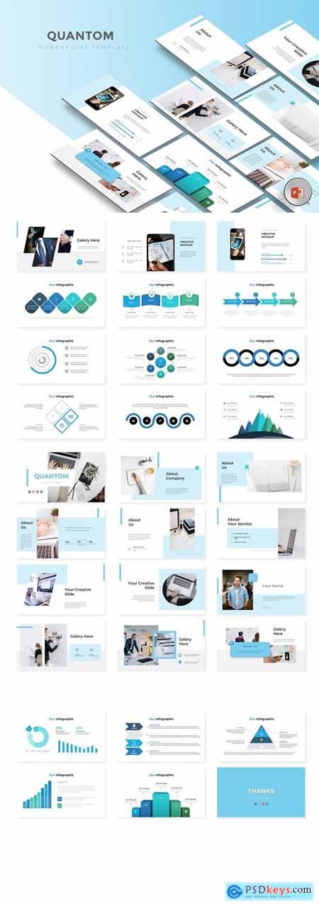 Quantom Powerpoint, Keynote and Google Slides Templates