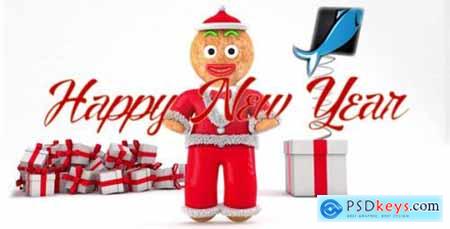 Videohive Happy New Year with Gingerbread 19195558