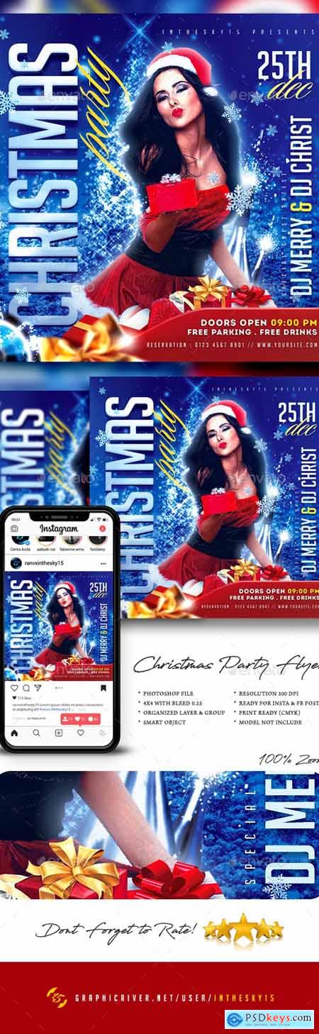 Christmas Party Flyer 25075501
