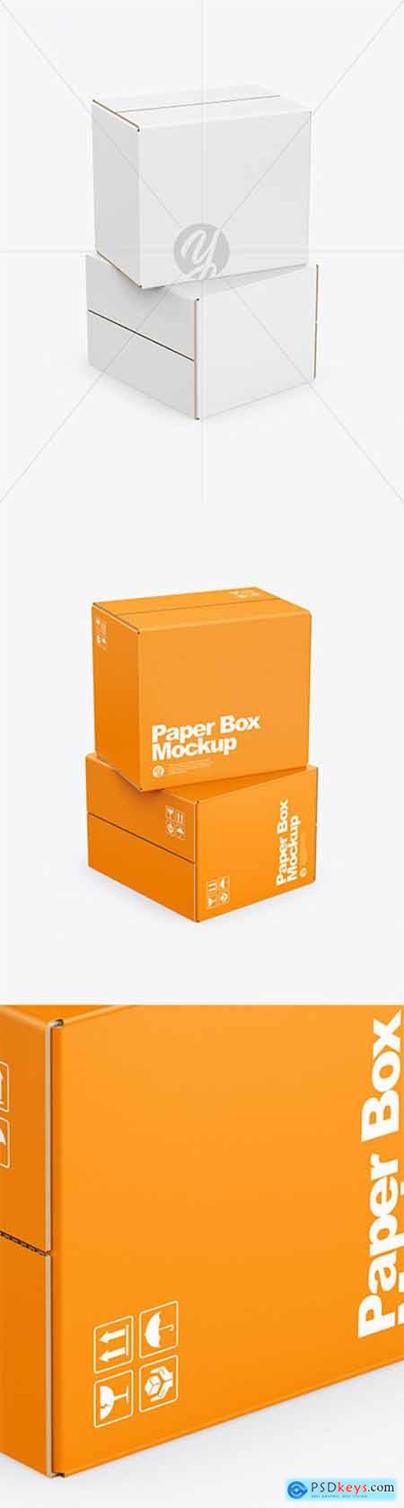 Two Paper Boxes Mockup 42957