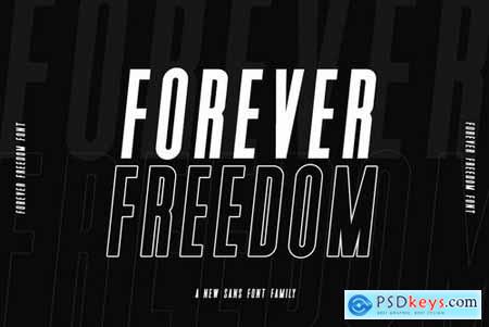 Forever Freedom Font Family 4345920
