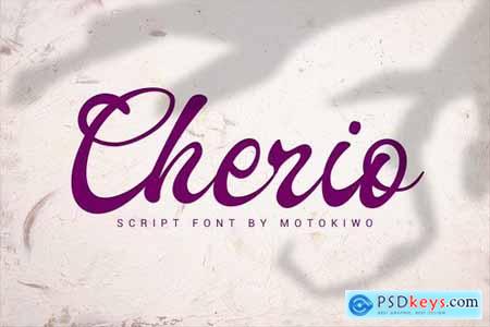 Cherio - Handmade Font