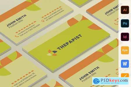 Therapist Poster Flyer Business Card Brochure Bifold Trifold