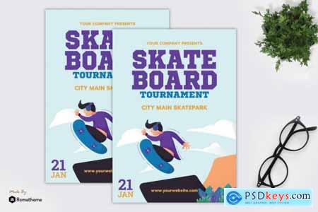 Skateboard Tournament - Flyer GR