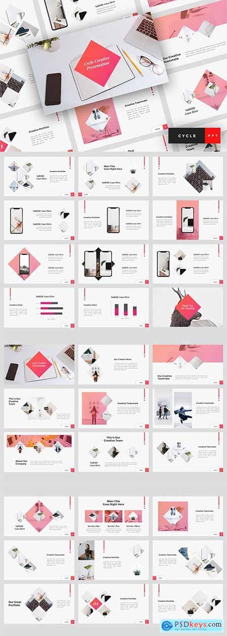 Cycle - Creative PowerPoint, Keynote and Google Slides Templates