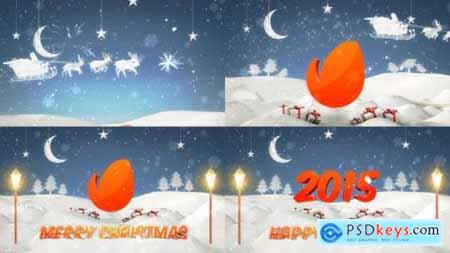 Videohive Christmas New Year Logo Intro 9380416