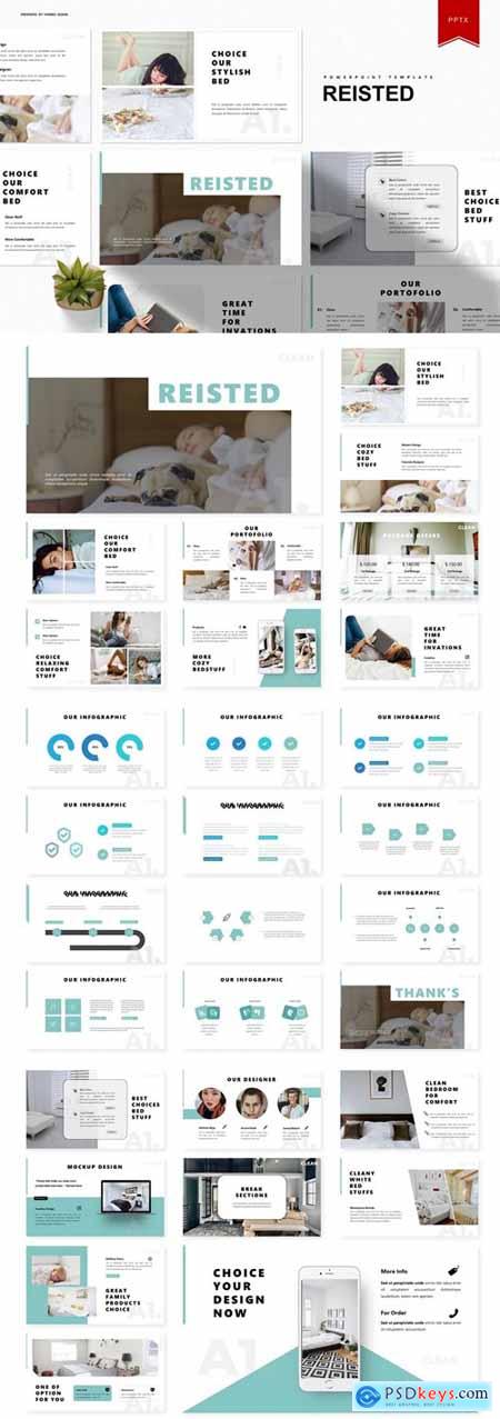 Raisted Powerpoint, Keynote and Google Slides Templates