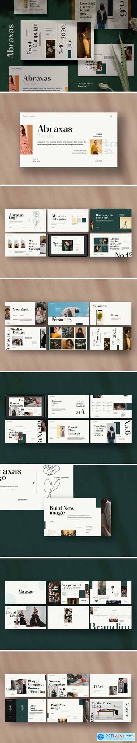 ABRAXAS - Creative Corporate Business Powerpoint, Keynote and Google Slides Templates