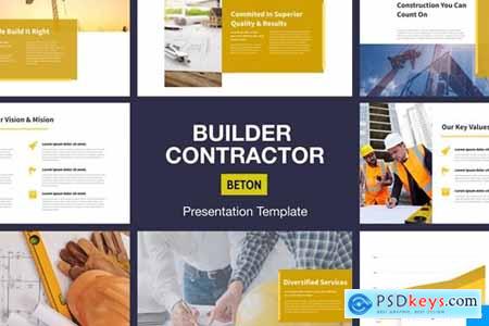 Beton - Builder Contractor Presentation Template