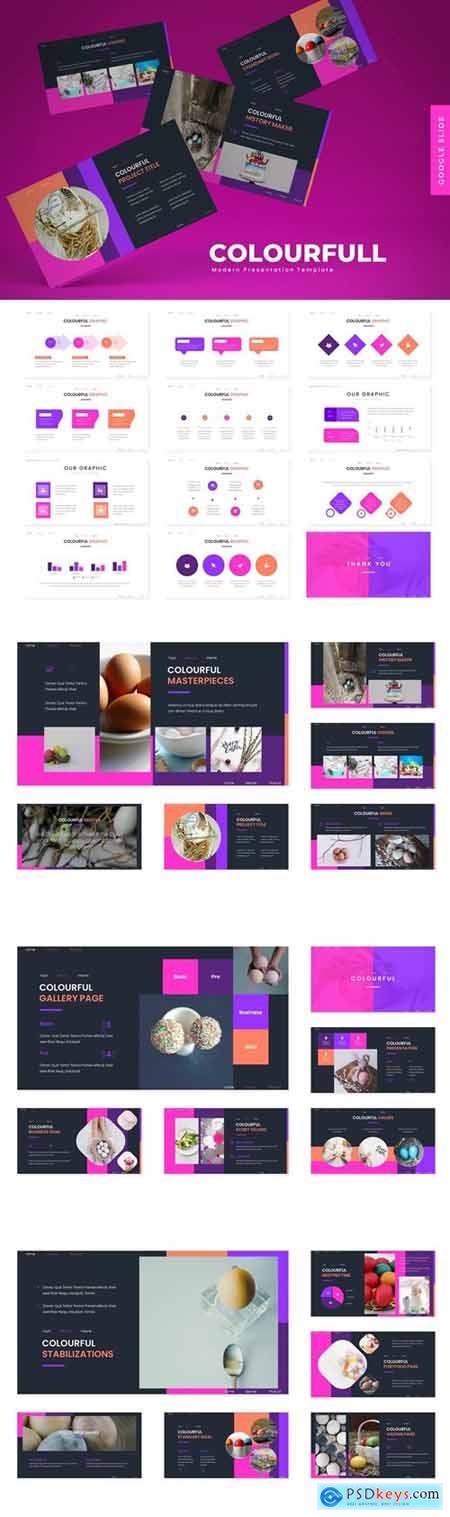 Colourfull Powerpoint, Keynote and Google Slides Templates