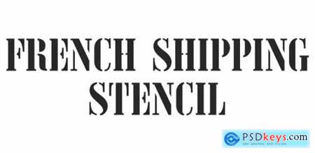 French Shipping Stencil JNL Complete Family