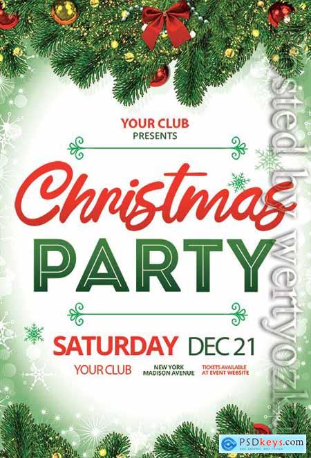 Christmas Party Event - Premium flyer psd template