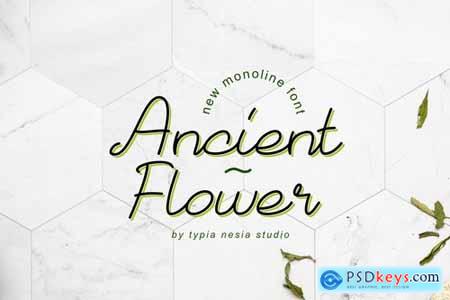 Ancient Flower Font