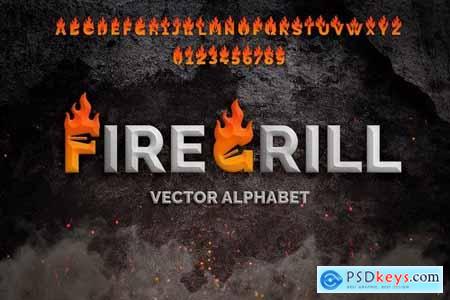 Fire Grill Alphabet