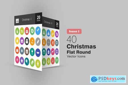 Christmas Flat and Filled Icons Pack