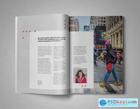 Girle Indesign Magazine Template