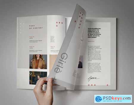 Girle Indesign Magazine Template