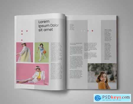 Girle Indesign Magazine Template