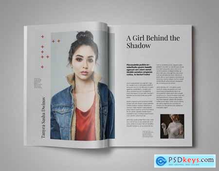 Girle Indesign Magazine Template