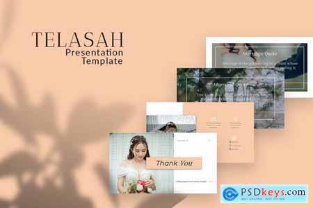 Telasah Wedding Powerpoint Google Slides and Keynote Templates