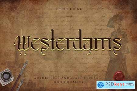 Westerdams - Vintage Handcraft Calligraphy